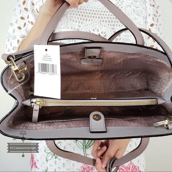 NWT Kate spade maiden way Zuri Colorblock satchel - Picture 5 of 8